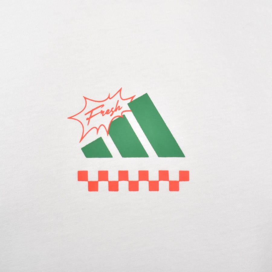 adidas Sportswear Pizza T Shirt Off White